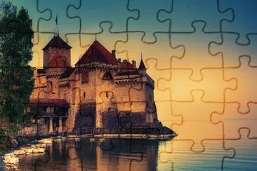פאזל של Chillon Castle-Suiza