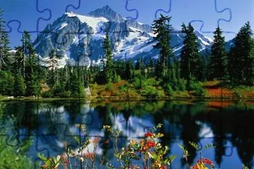 MontaÃ±as y lago