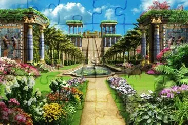 jardines-colgantes-babilonia jigsaw puzzle