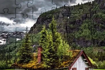 Casa de campo - Noruega jigsaw puzzle