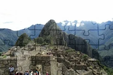 Puerta de entrada de Machu Picchu. jigsaw puzzle