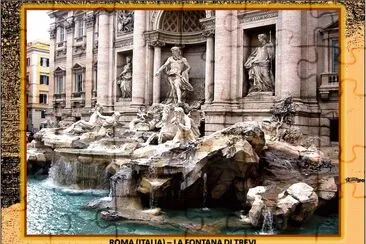 ROMA (ITALIA) â€“ LA FONTANA DI TREVI jigsaw puzzle