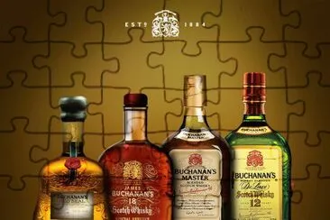 Buchanan 's, las 4 hermanas, Whisky EscocÃ©s jigsaw puzzle