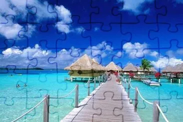 Bora Bora, Polinesia Francesa jigsaw puzzle