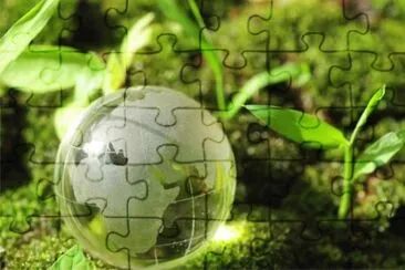 ç¶ è‰² jigsaw puzzle