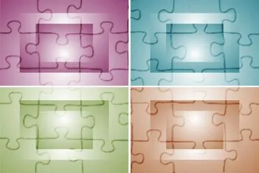 æ¼¸å±¤æ¡† jigsaw puzzle