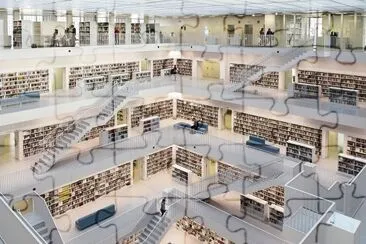 Library jigsaw puzzle