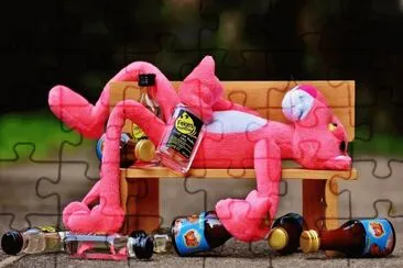 פאזל של The Drink Panther (LOL)