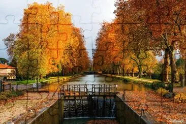 Canal de Moissac jigsaw puzzle