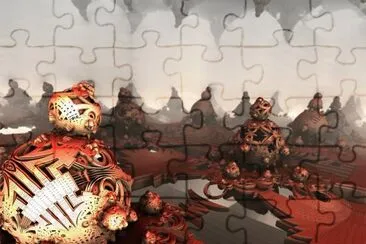 Bunt jigsaw puzzle