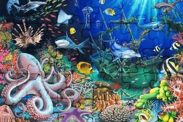 draw jigsaw puzzle