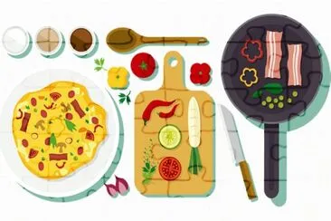 ç¾Žé£Ÿ jigsaw puzzle