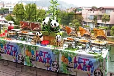 Panda Buffet Party jigsaw puzzle