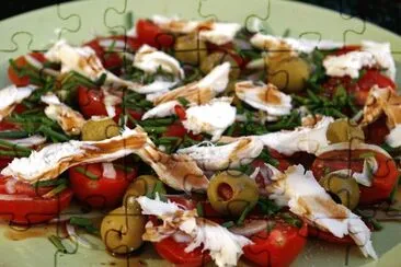 Salad jigsaw puzzle