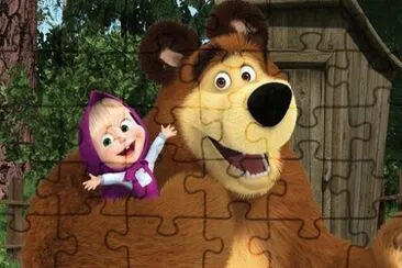 Macha y el oso jigsaw puzzle