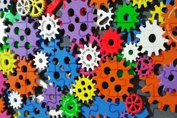 Gear jigsaw puzzle
