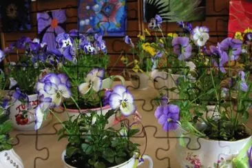 Pretty Tea Cup Planters