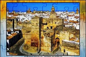 CARMONA (SEVILLA) â€“ PUERTA DE SEVILLA) jigsaw puzzle