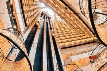 Elevator jigsaw puzzle
