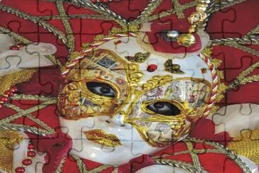 Mask jigsaw puzzle