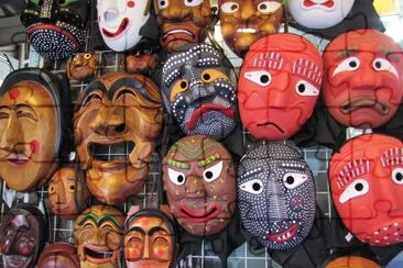 Mask jigsaw puzzle