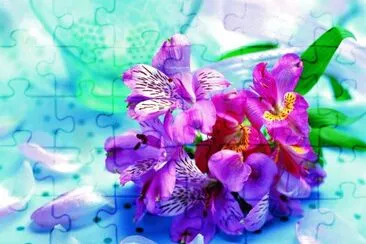 un lindo ramo de flores para las madres jigsaw puzzle