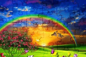 lindo arcoiris jigsaw puzzle