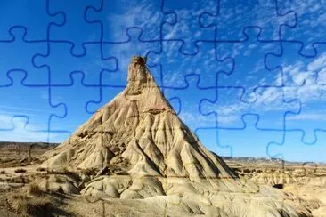 Bardenas Reales en Aragon Espagne jigsaw puzzle
