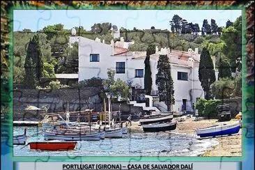 PORTLLIGAT (GIRONA) â€“ CASA DE SALVADOR DALÃ jigsaw puzzle