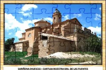 SARIÃ‘ENA (HUESCA) â€“ CARTUJA NTRA. SRA. DE LAS FUENTES jigsaw puzzle