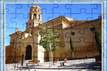 MONZÃ“N (HUESCA) â€“ CATEDRAL DE STA. MARIA DEL ROMERO jigsaw puzzle