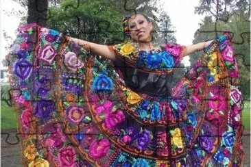 VESTIDO CHIAPANECO MX jigsaw puzzle