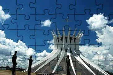 cathÃ©drale de Brasilia jigsaw puzzle