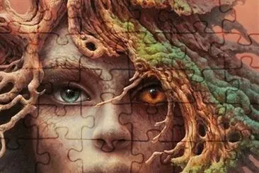different lady jigsaw puzzle
