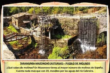 TARAMUNDI-MAZONOVO (ASTURIAS) â€“ PUEBLO DE MOLINOS