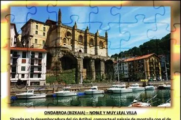 ONDARROA (BIZKAIA) â€“ NOBLE Y MUY LEAL VILLA jigsaw puzzle