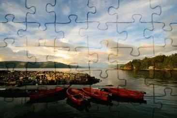 פאזל של minuit au Sognefjord