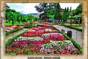 LLODIO (ÃLAVA) â€“ PARQUE LAMUZA jigsaw puzzle