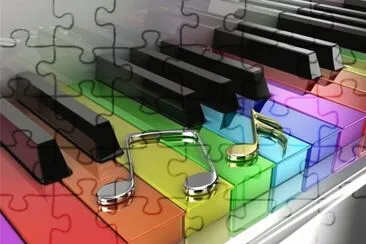 é‹¼ç´éµç›¤ jigsaw puzzle