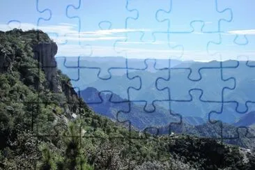 Barrancas del Cobre, MÃ©xico. jigsaw puzzle