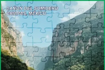 CAÃ‘ON DEL SUMIDERO, CHIAPAS jigsaw puzzle