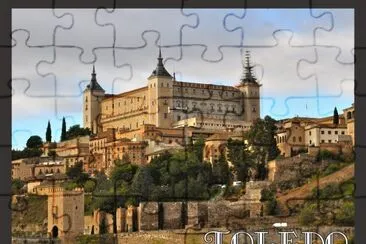 TOLEDO, ESPAÃ‘A. CIUDAD DE ENSUEÃ‘O jigsaw puzzle