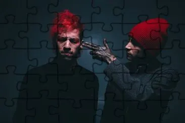 Tyler Joseph and Josh Dun from Twenty One Pilots