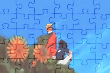פאזל של Naruto y Sasuke