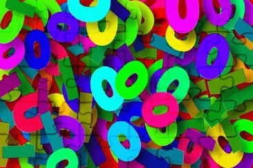 Binary jigsaw puzzle
