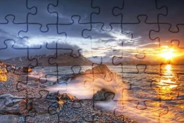 Bering seascape jigsaw puzzle