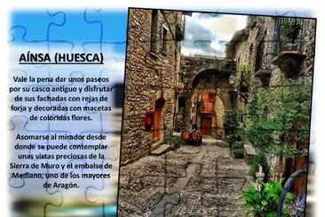 AÃNSA (HUESCA)  VALE LA PENA DAR UNOS PASEOS... jigsaw puzzle