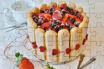 Bolo de Morangos jigsaw puzzle