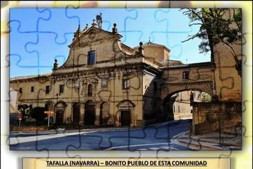 TAFALLA (NAVARRA) â€“ BONITO PUEBLO DE ESTA COMUNIDAD jigsaw puzzle