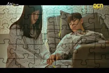 Black jigsaw puzzle